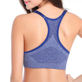 Seamless Adjustable Shoulder Strap Sports Bra