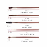 15 Piece Makeup Brushes Kit