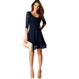 Lace Party Short A-Line Mini Dress