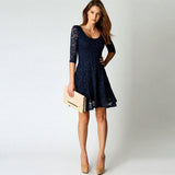 Lace Party Short A-Line Mini Dress