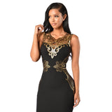 Lace Bodycon Sleeveless Evening party dress