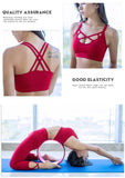 Sexy Shockproof Breathable Pushup Sports Bra