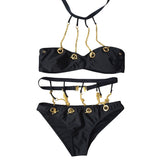 Iron Chain Bikini Swimsuit