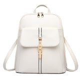 Rucksack Leather Backpacks Schoolbags