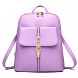 Rucksack Leather Backpacks Schoolbags