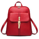 Rucksack Leather Backpacks Schoolbags