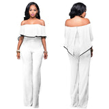 Ruffles high waist sexy jumpsuit