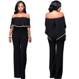 Ruffles high waist sexy jumpsuit