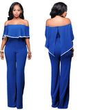 Ruffles high waist sexy jumpsuit