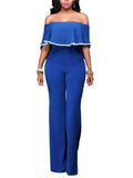 Ruffles high waist sexy jumpsuit