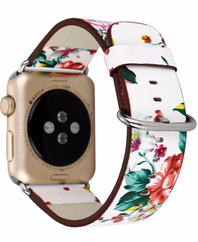 Apple Watch Floral Printed Wrist Band