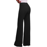 Zipper Detail High Waist Palazzo Pants