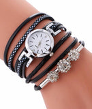 Crystal Rhinestone Bracelet Watch