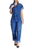 Summer Denim Jumpsuit