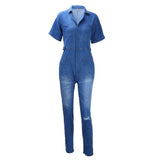 Summer Denim Jumpsuit