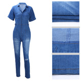 Summer Denim Jumpsuit