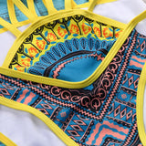 Wakanda African Print Bikini Swimsuit Set