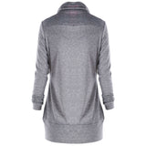 Cowl Neck Long Sleeve Sweatshirts