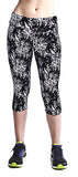 Floral Printing Capris Leggings