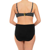 Dot Printed High Waist Swimsuit