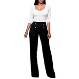 High Waist Elastic Casual Harem Long Pants