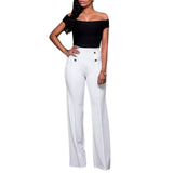 High Waist Elastic Casual Harem Long Pants