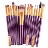 15 Piece Makeup Brushes Kit