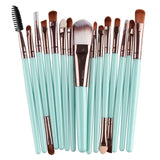 15 Piece Makeup Brushes Kit