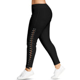 Lace Up Leggings With Grommet