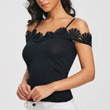 Off The Shoulder Crochet Lace Tops