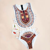 Wakanda African Print Bikini Swimsuit Set